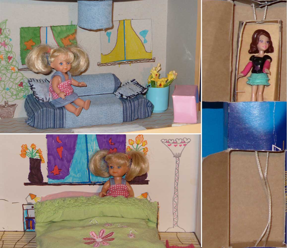 mobile e stanze casa delle bambole fai da te