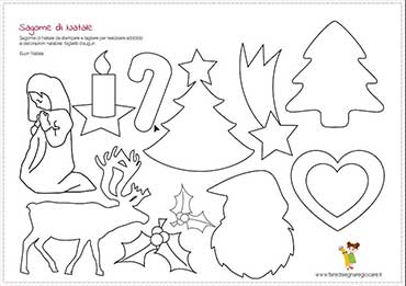 radical Stop by to know ground 🎅 Disegni di Natale per il fai da te con i bambini - Fare Disegnare Giocare